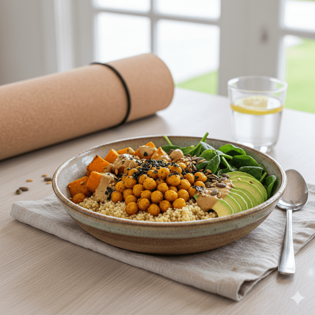 Crunchy Marinated Tempeh Salad