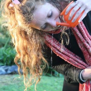 Neti cleansing practice at Anahata
